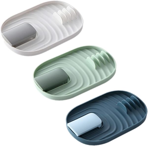 3pcs Multifunctional Kitchen Utensil Storage Rack Spatula and Spoon Holder for Organized Cooking Random Colors and Easy to Clean